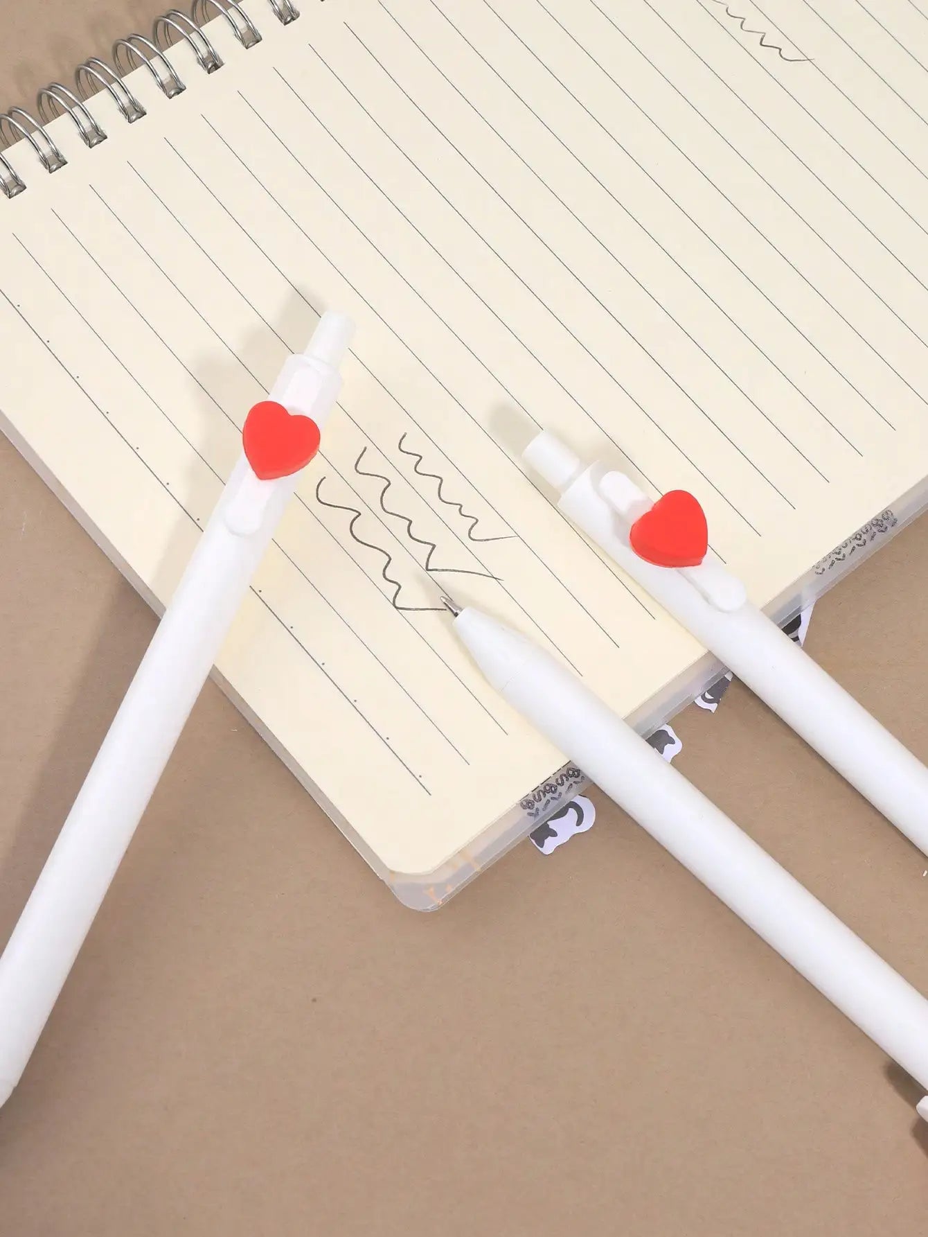 Cute Heart Ballpoint Pens4, Click Retractable Pens Journaling,Valentine Gifts for Her,Best ,Girlfriend,Personalized Love Pens