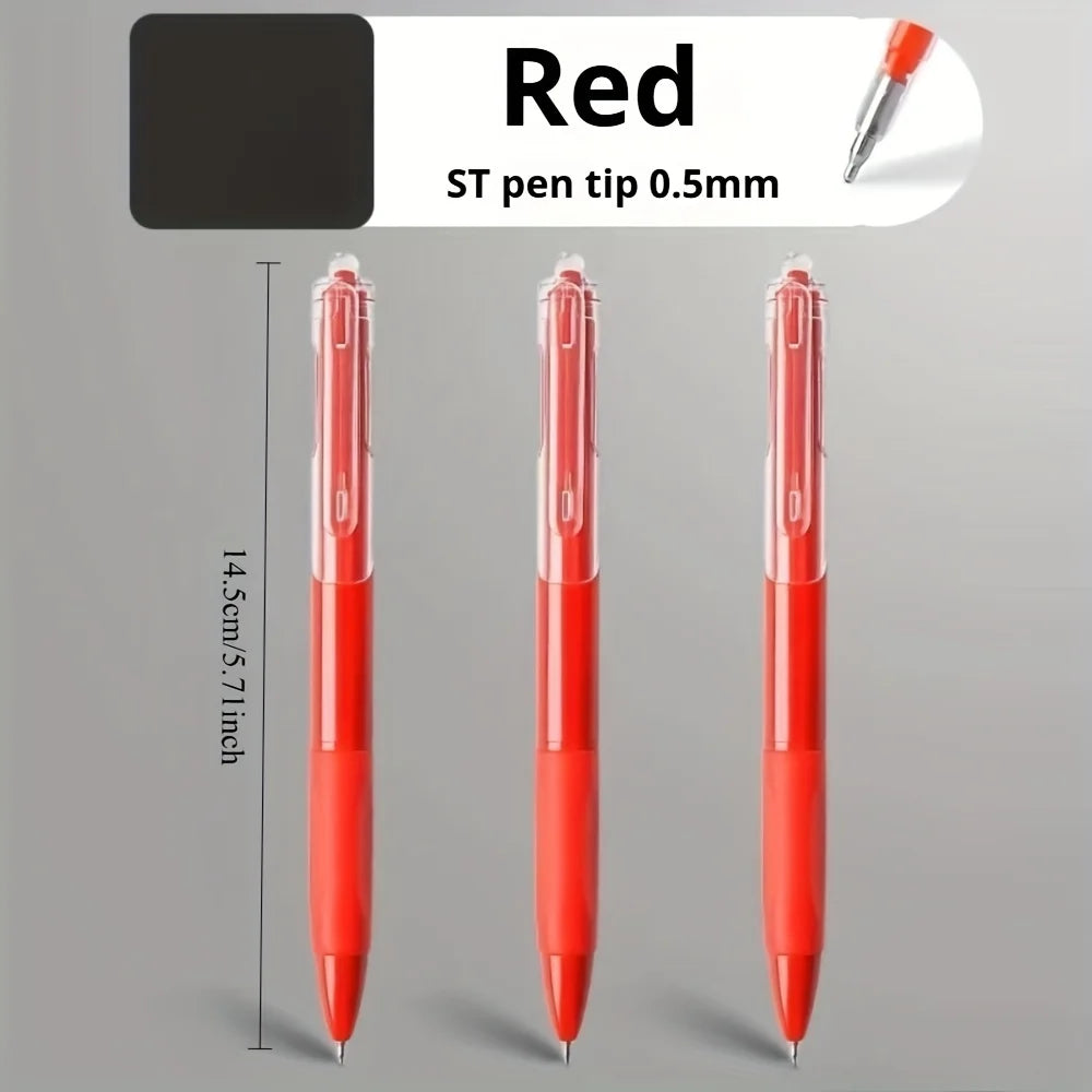 20pcs Red Practice Pens, Error Correction Pens 0.5mm, Smooth Teacher for Marking and Grading Homework, Neutral Pens, Red Pens