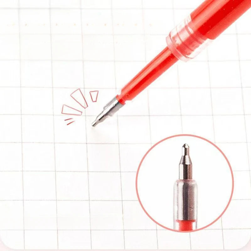 20pcs Red Practice Pens, Error Correction Pens 0.5mm, Smooth Teacher for Marking and Grading Homework, Neutral Pens, Red Pens