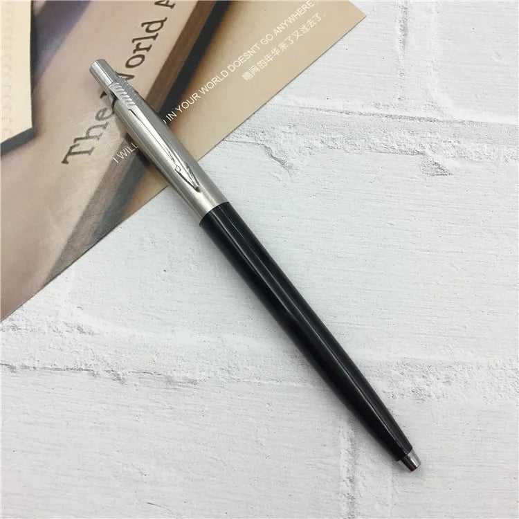 Metal Ballpoint Pen Set 1/5 Pens G2 Refill Blue Ink Automatic Promotional Office School Stationery Pen