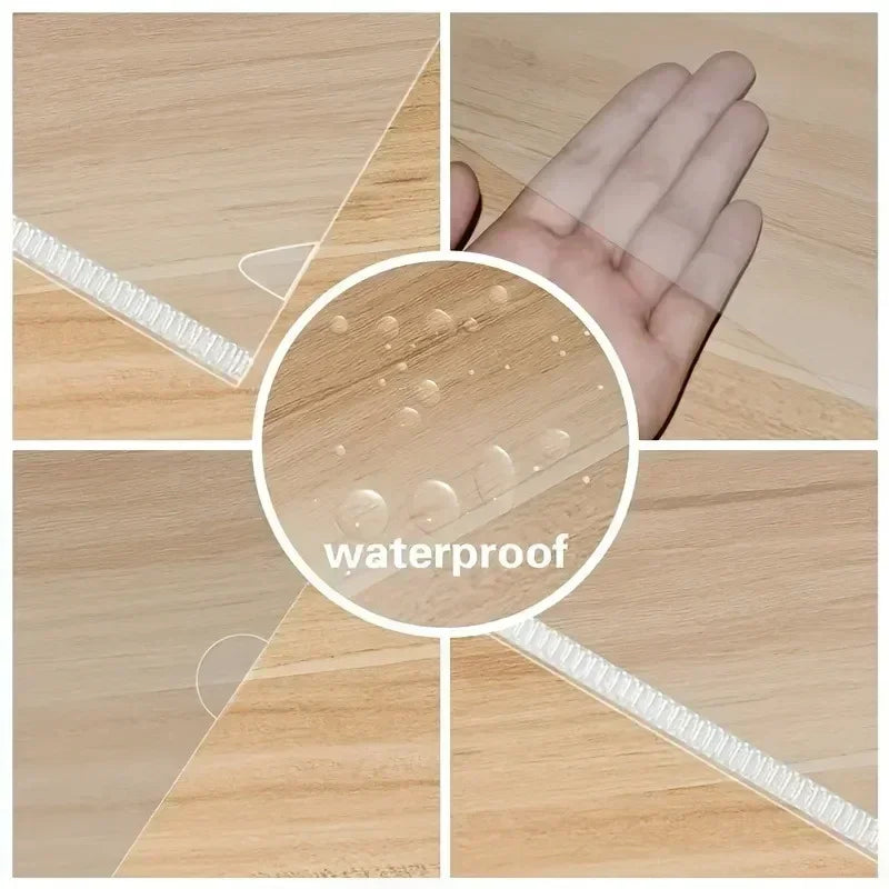 5/10pcs Acrylic L-Shaped File Envelopes for A4 Documents - Clear and Sturdy Document Holder Set for Office Organization