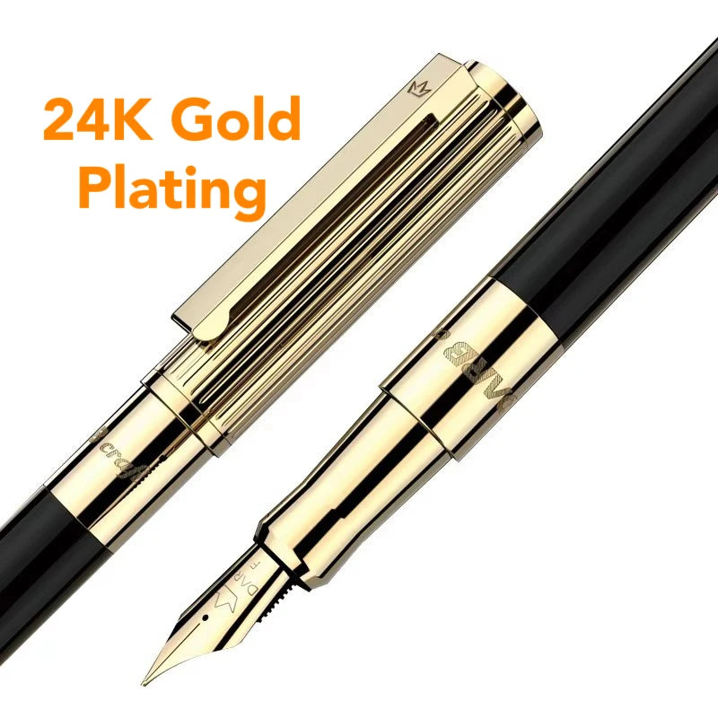 DARB  Fountain Pen Plated With 24K Gold Ink Pen High Quality Business Office Gift Classic