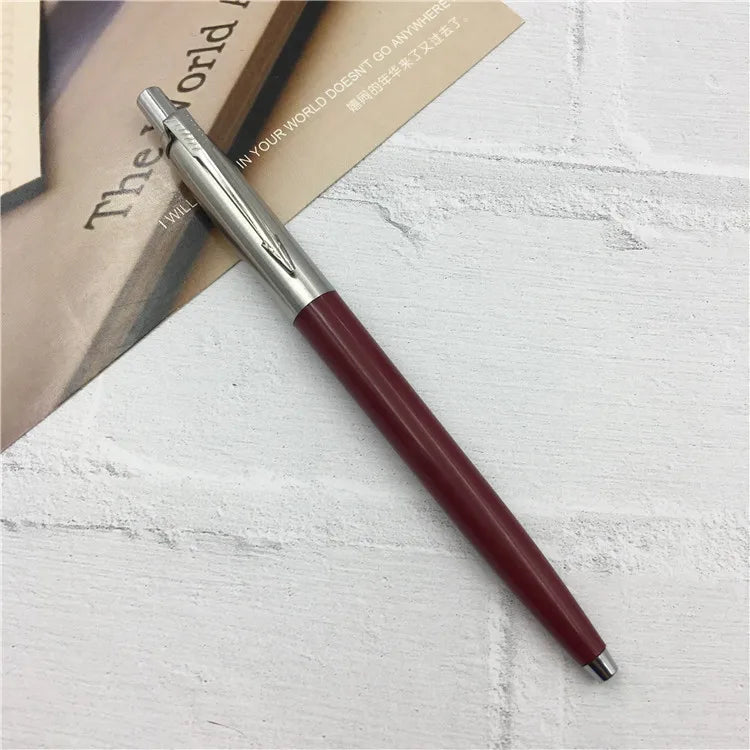 Metal Ballpoint Pen Set 1/5 Pens G2 Refill Blue Ink Automatic Promotional Office School Stationery Pen