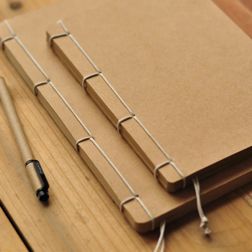 Vintage Handmade Notebook Kraft Paper Sheet Sketch Note book