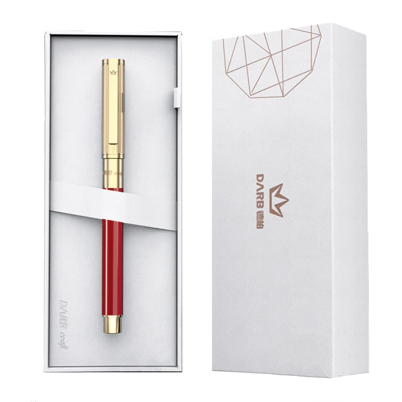 DARB  Fountain Pen Plated With 24K Gold Ink Pen High Quality Business Office Gift Classic