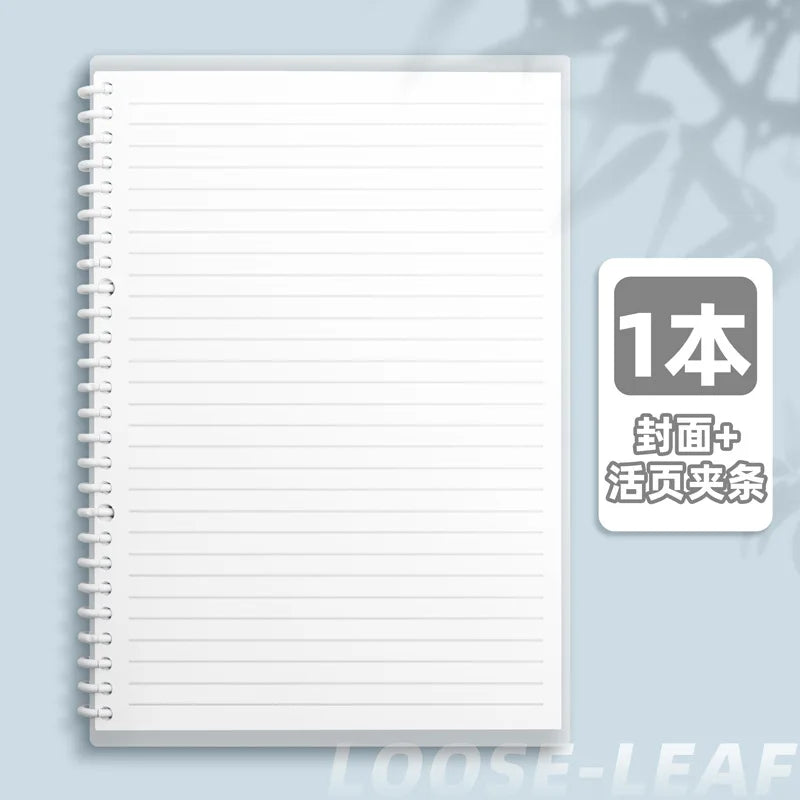 Detachable Spiral Notebook 60 Sheets Macaron Loose Leaf Binder A4/A5/B5 Planner Journal Stationery