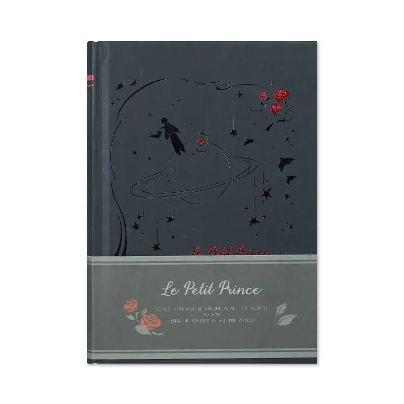 A5 The little prince black paper black paper inner page creative blank black card diary notebook DIY hand-painted hand book