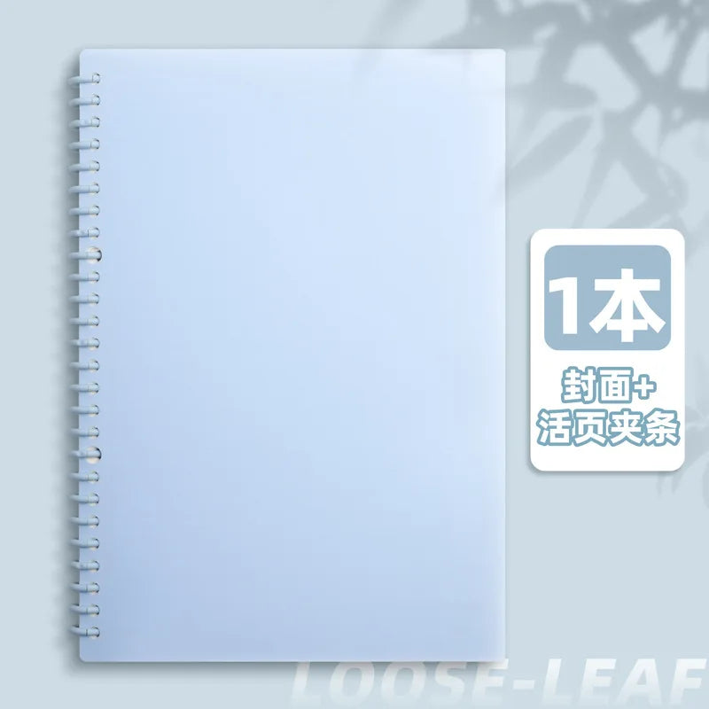 Detachable Spiral Notebook 60 Sheets Macaron Loose Leaf Binder A4/A5/B5 Planner Journal Stationery