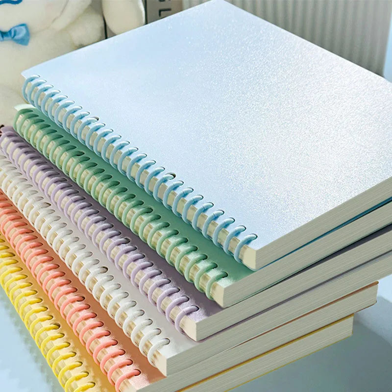Detachable Spiral Notebook 60 Sheets Macaron Loose Leaf Binder A4/A5/B5 Planner Journal Stationery