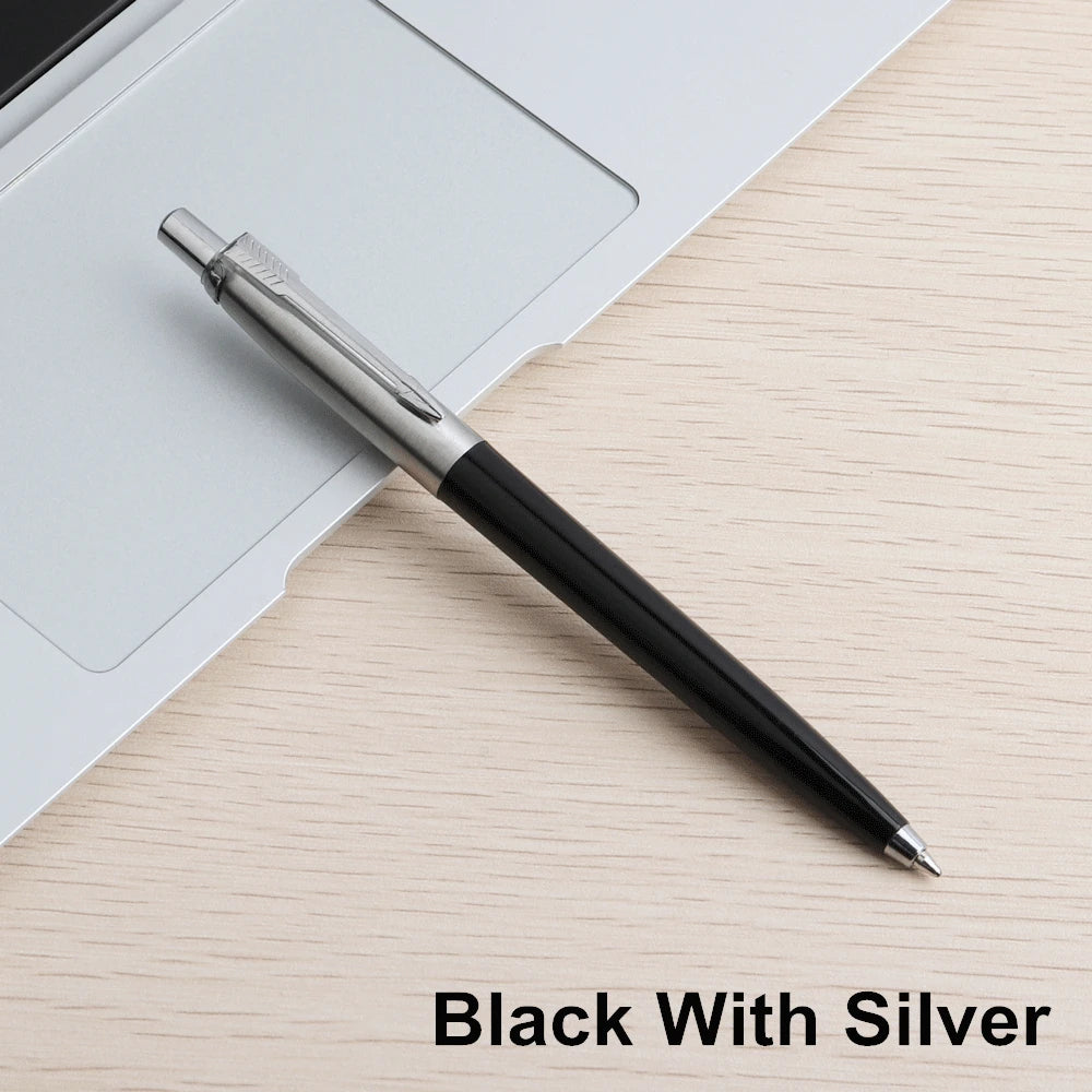 Metal Ballpoint Pen Set 1/5 Pens G2 Refill Blue Ink Automatic Promotional Office School Stationery Pen