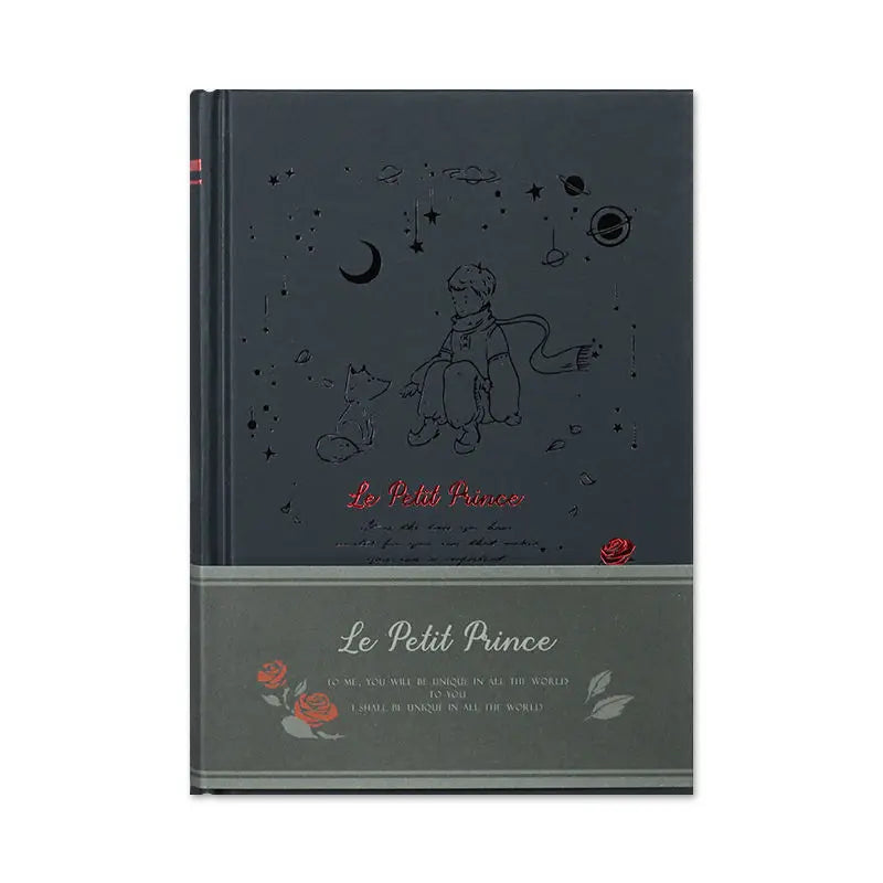 A5 The little prince black paper black paper inner page creative blank black card diary notebook DIY hand-painted hand book