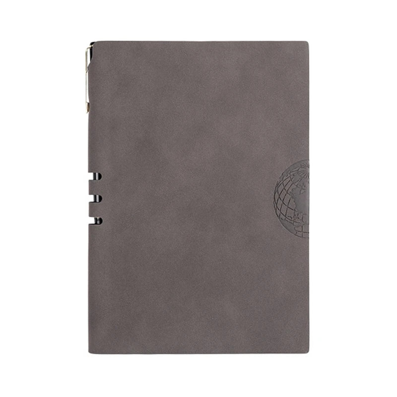 Agenda Organizer Hardcover Note Book Office School Supply PU Leather A5 Notebook Notepad Diary Business Journal Planner W3JD