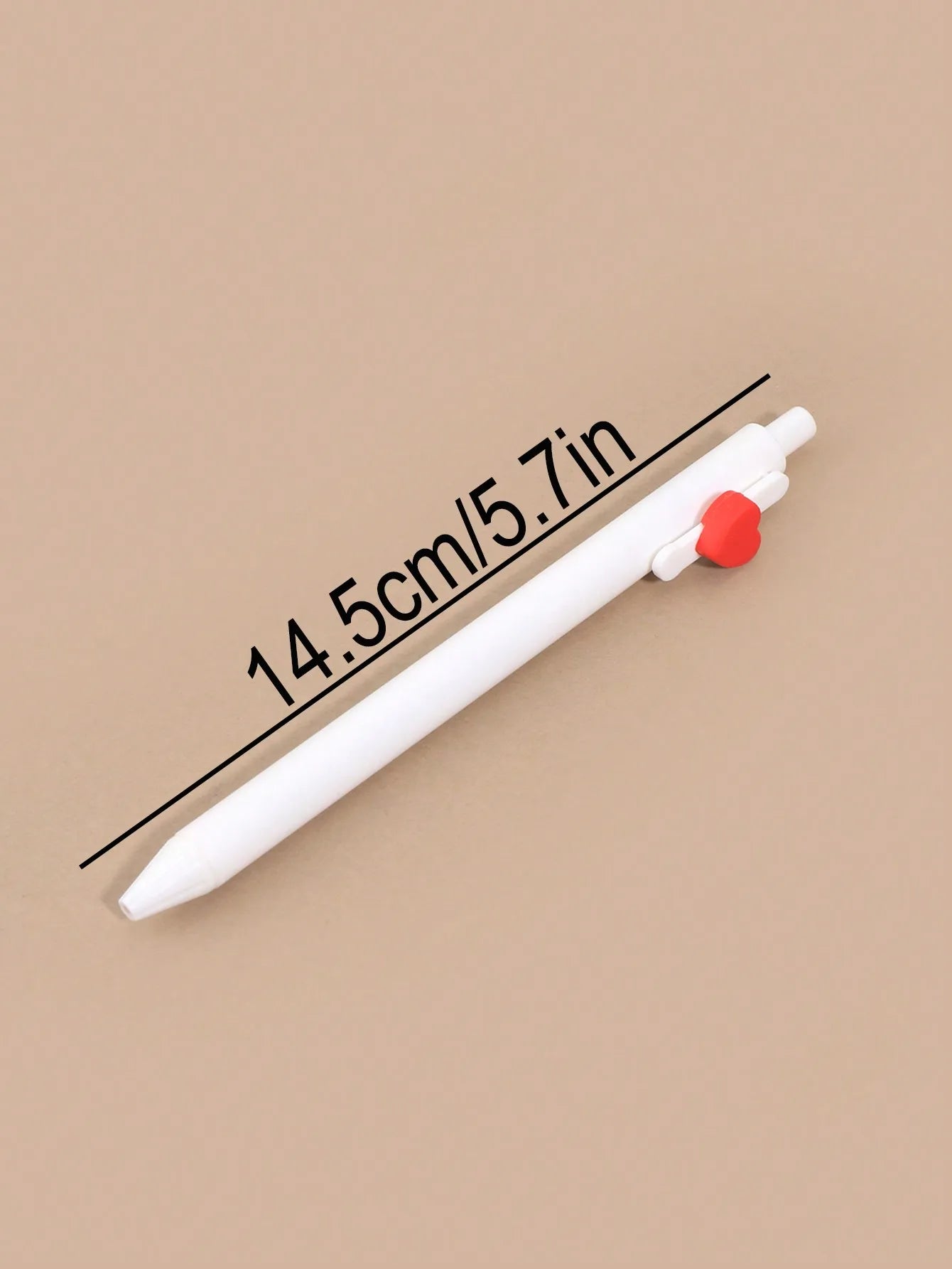 Cute Heart Ballpoint Pens4, Click Retractable Pens Journaling,Valentine Gifts for Her,Best ,Girlfriend,Personalized Love Pens